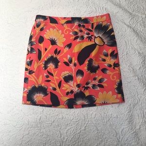 J Crew Linen Blend Skirt, Size 0